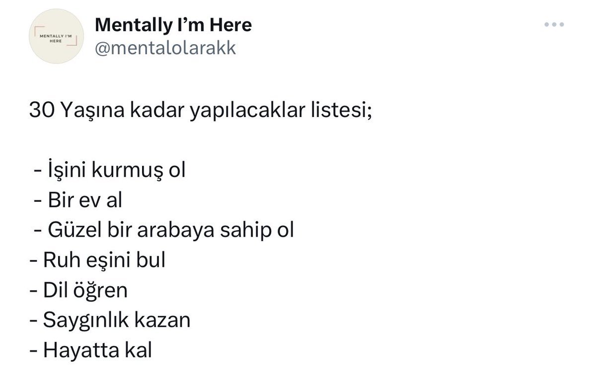 MENTALLY I'M HERE Mentally...