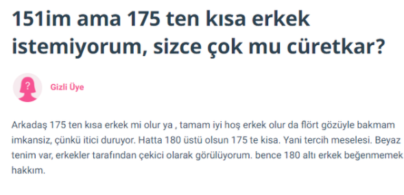 151im ama 175 ten kısa...