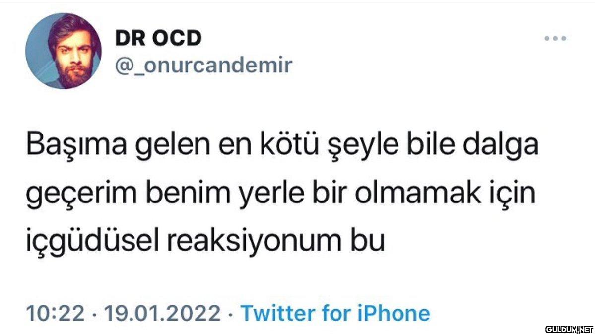 DR OCD @_onurcandemir...