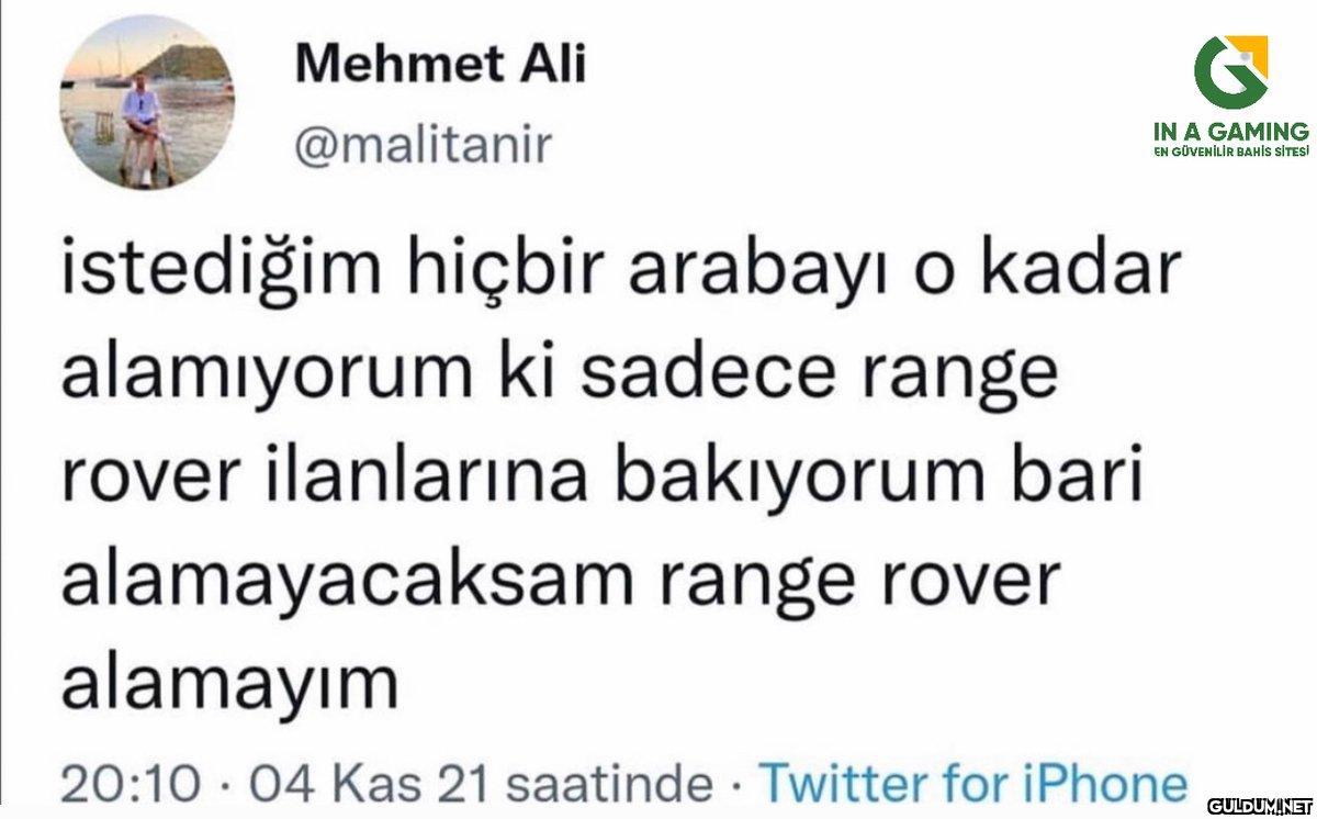 Mehmet Ali @malitanir IN A...