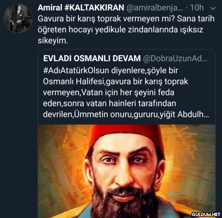 Amiral #KALTAKKIRAN...
