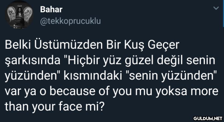 Bahar @tekkoprucuklu Belki...