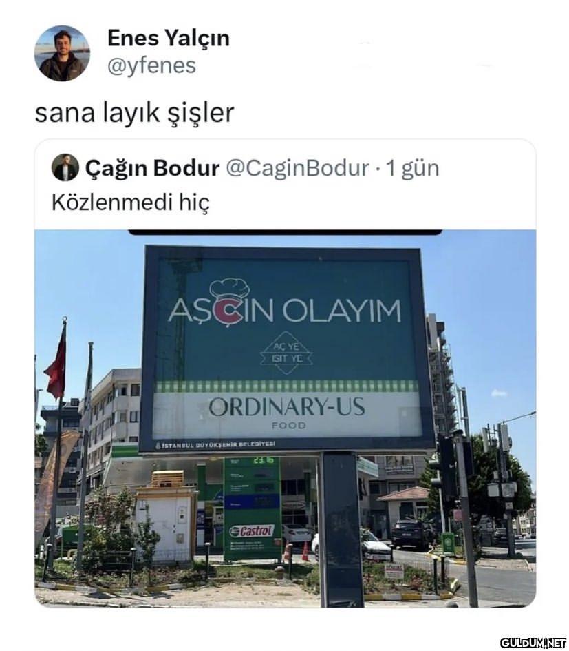 Enes Yalçın @yfenes sana...