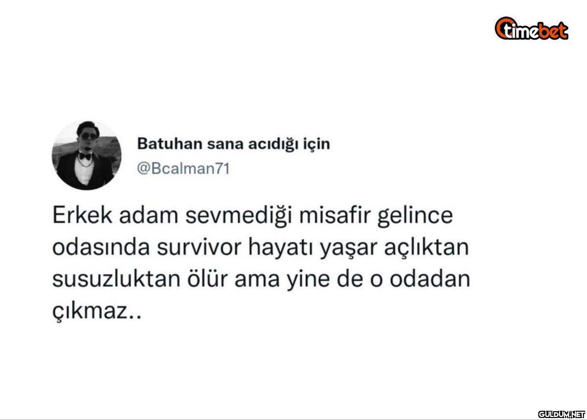 Batuhan sana acıdığı için...
