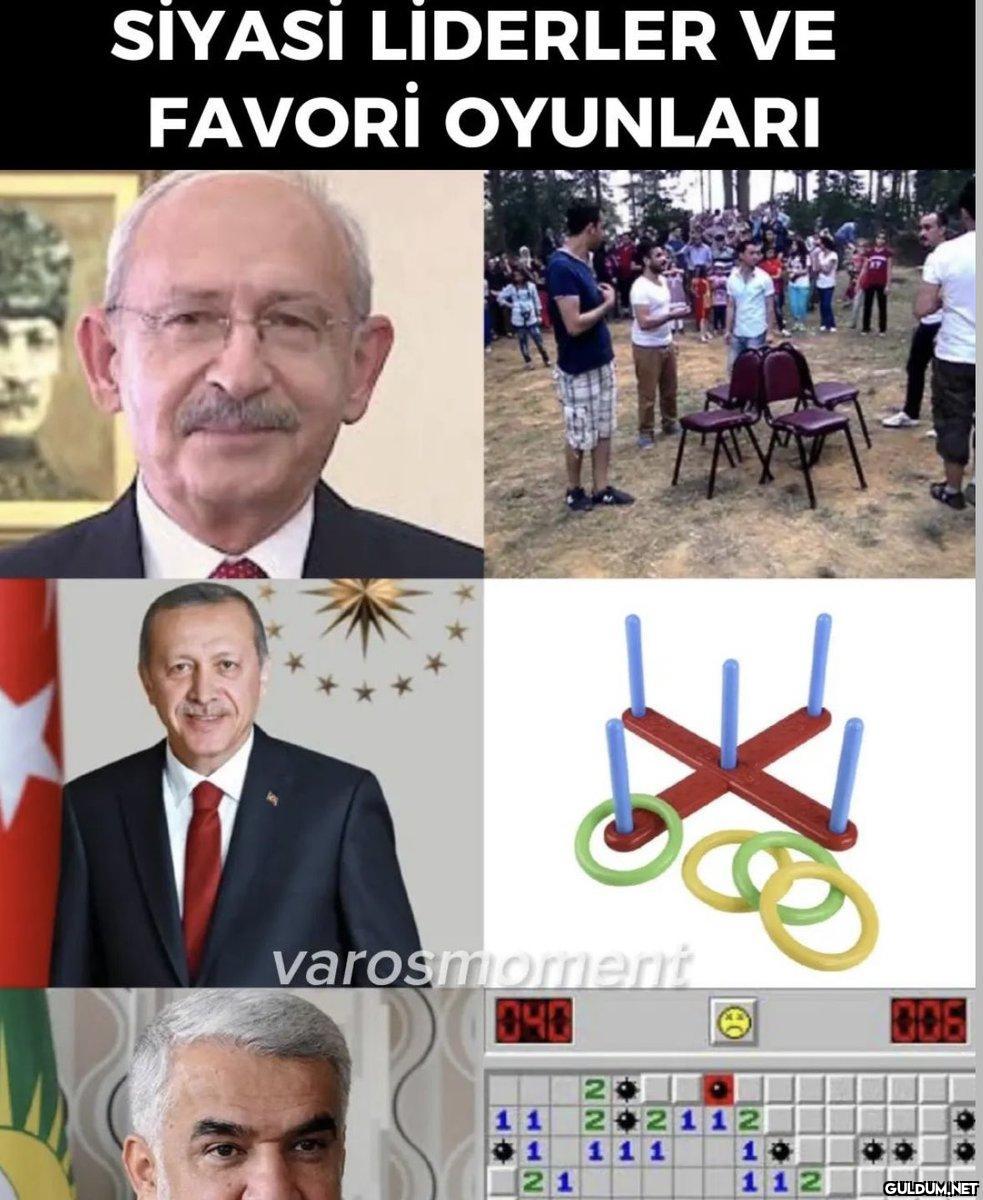 SİYASİ LİDERLER VE FAVORİ...