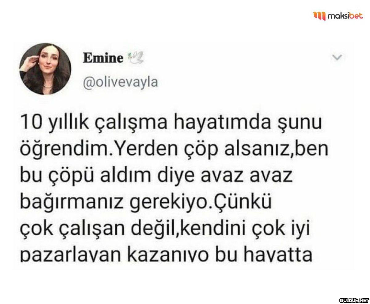 Emine @olivevayla maksibet...