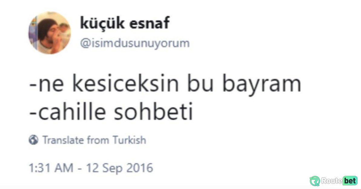 küçük esnaf...