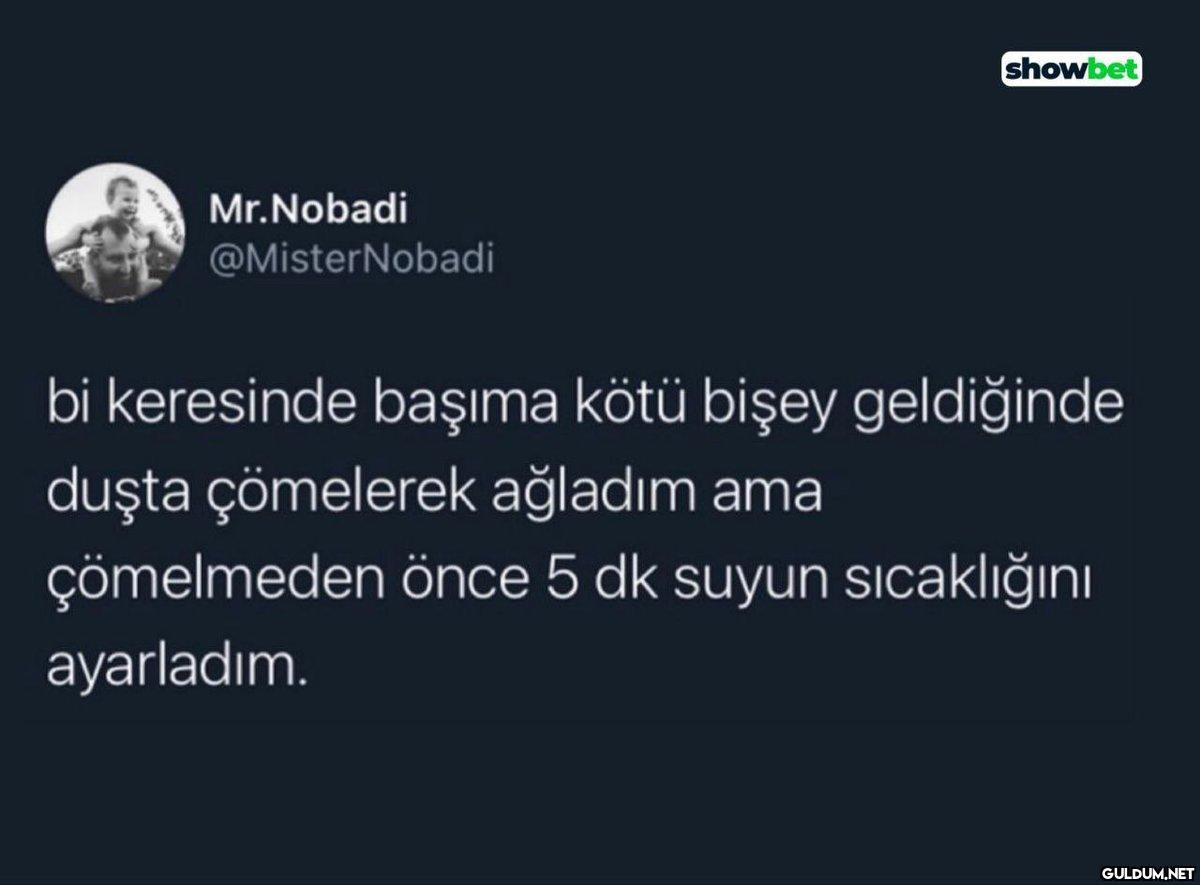 Mr.Nobadi @MisterNobadi...