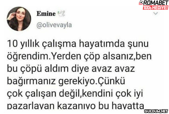 Emine @olivevayla ROMABET...