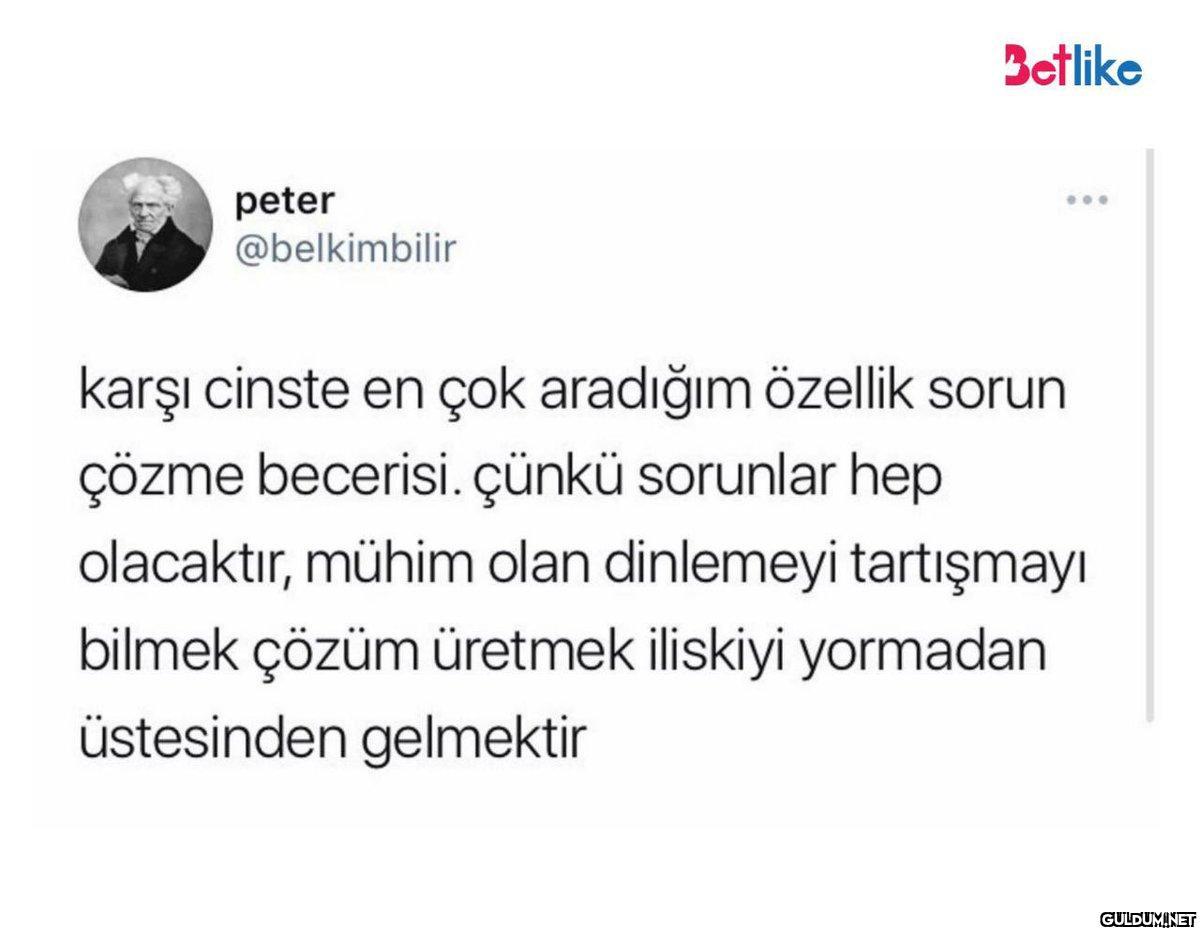 peter @belkimbilir Betlike...