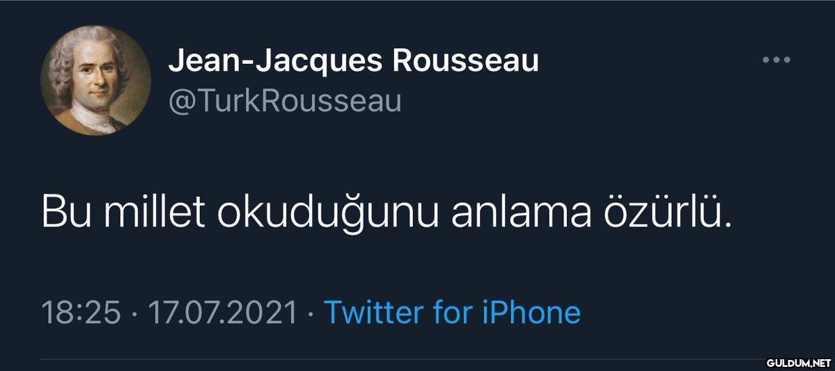 Jean-Jacques Rousseau...