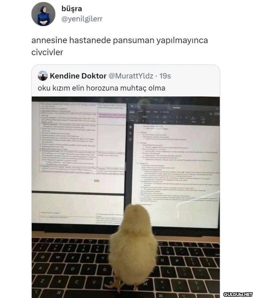 annesine hastanede...