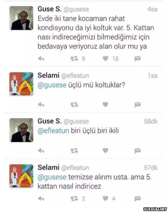 Guse S. @gusese Evde iki...