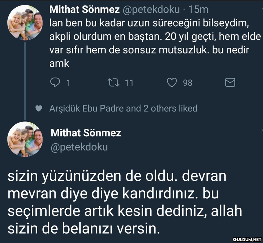 Mithat Sönmez @petekdoku...