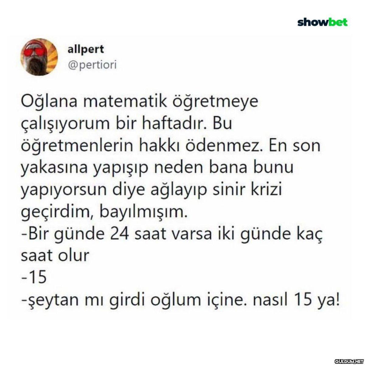 allpert @pertiori Oğlana...