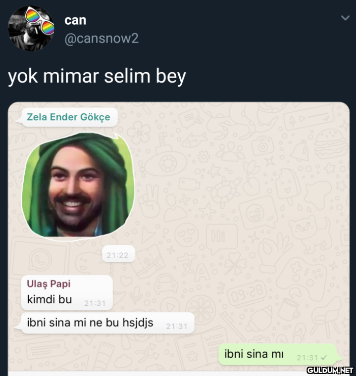 can @cansnow2 yok mimar...