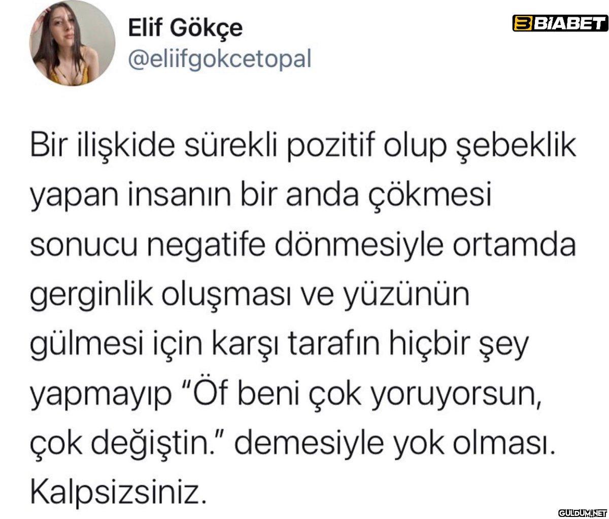 Elif Gökçe...