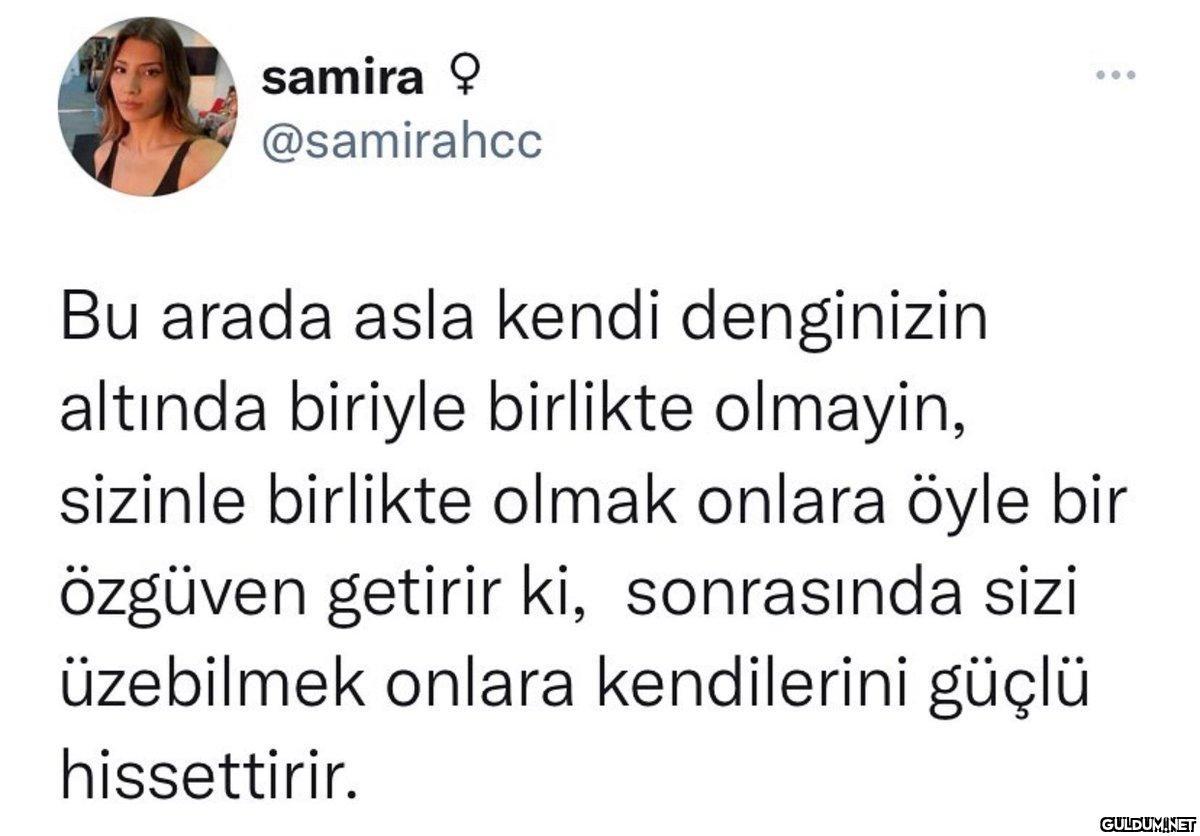 samira @samirahcc ... Bu...