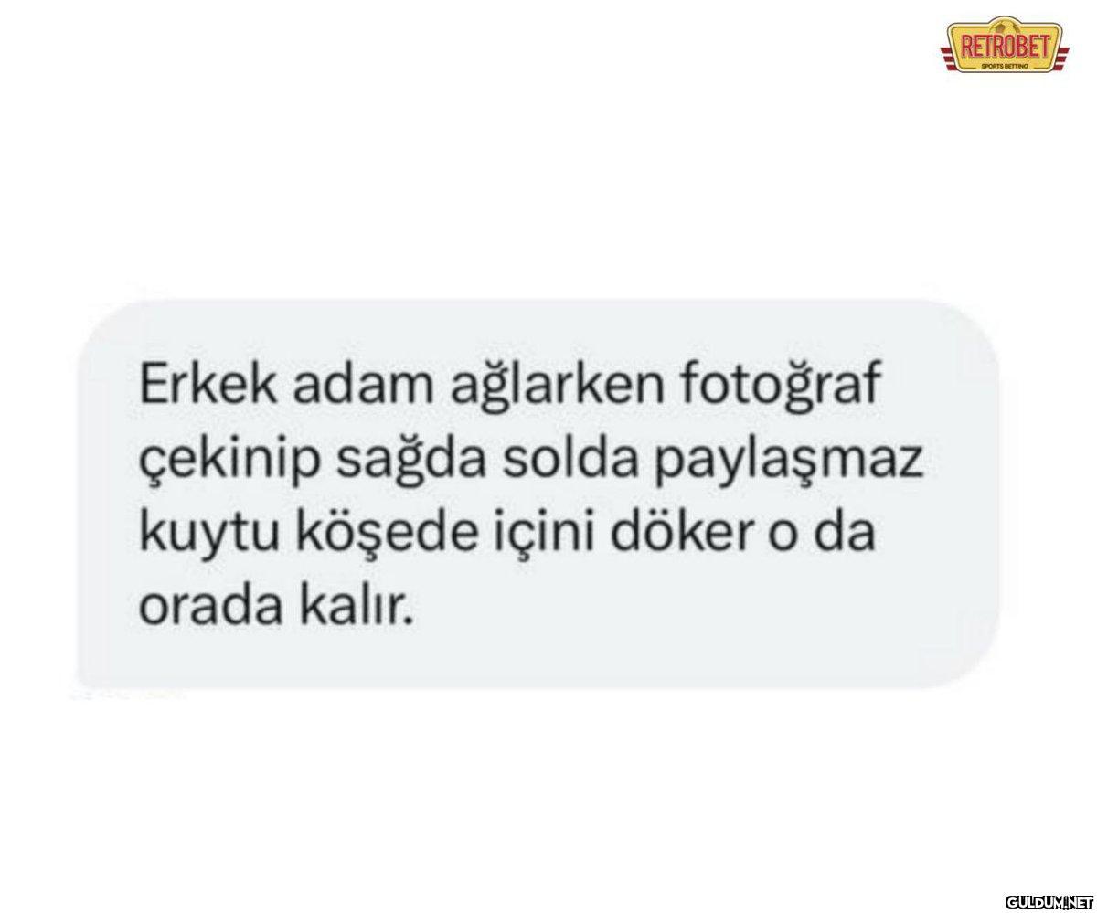 Erkek adam ağlarken...