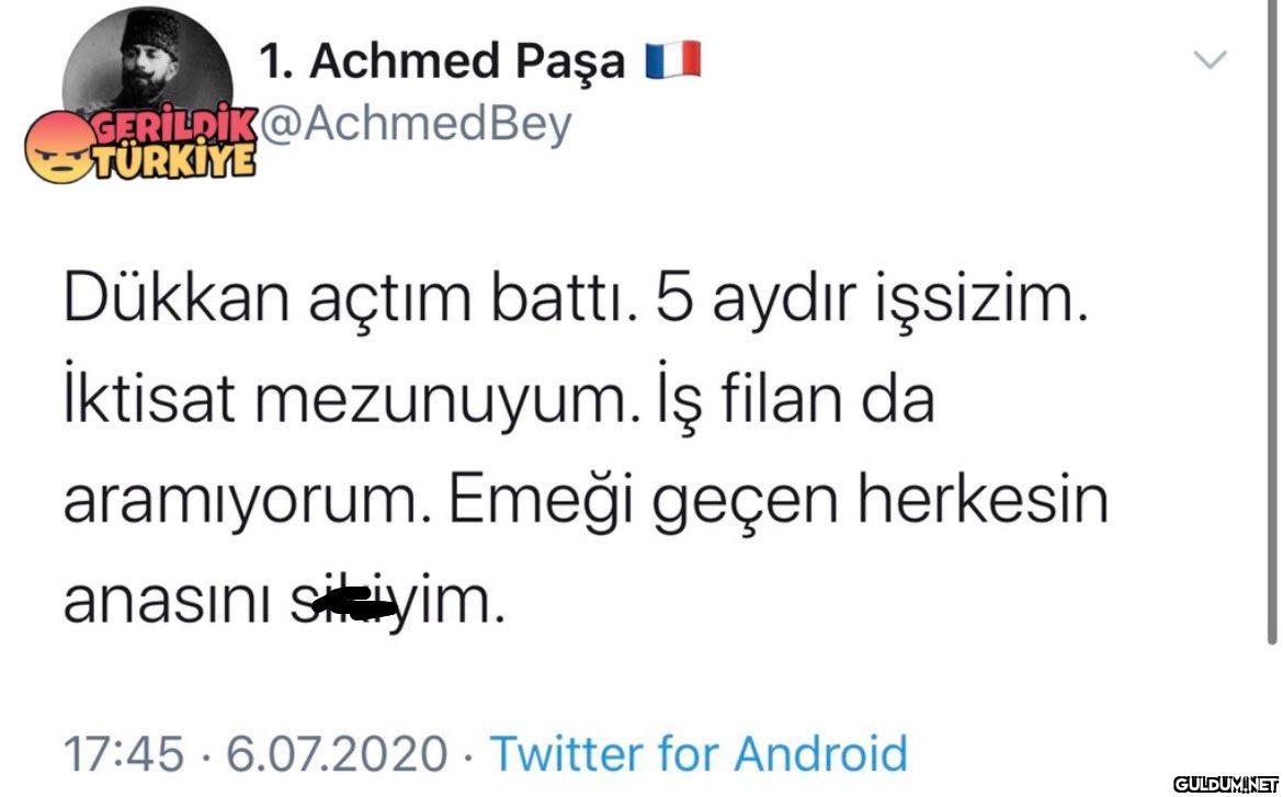 1. Achmed Paşa...