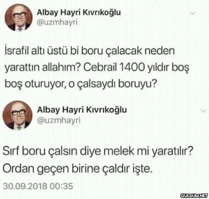 Albay Hayri Kıvrıkoğlu...