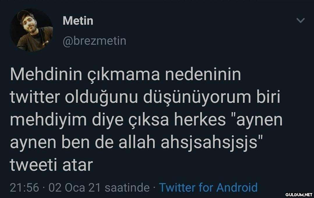 Metin @brezmetin Mehdinin...