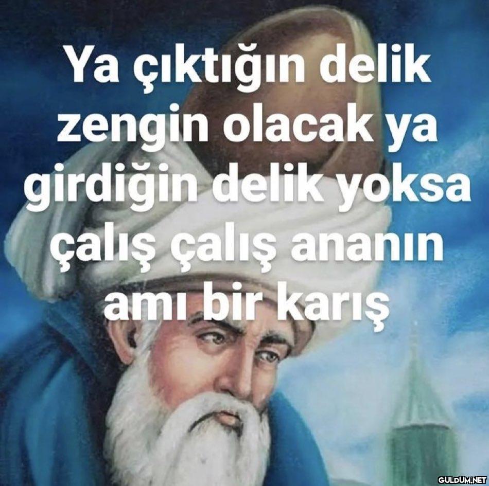 Ya çıktığın delik zengin...