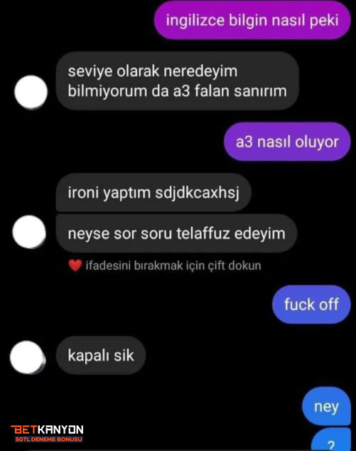 seviye olarak neredeyim...