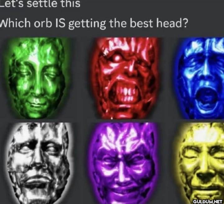 Let's settle this Which...