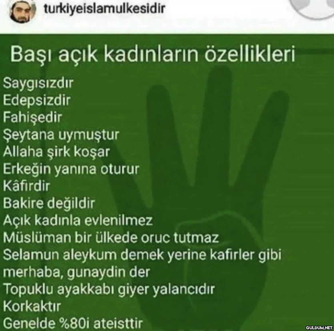 655-) başı açık kadının...