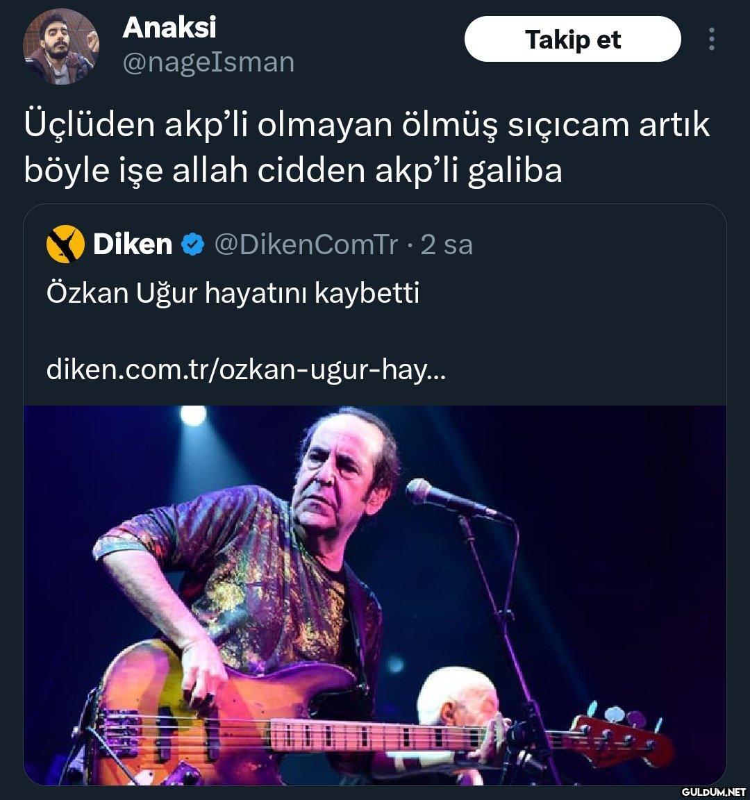 Anaksi @nageIsman Üçlüden...