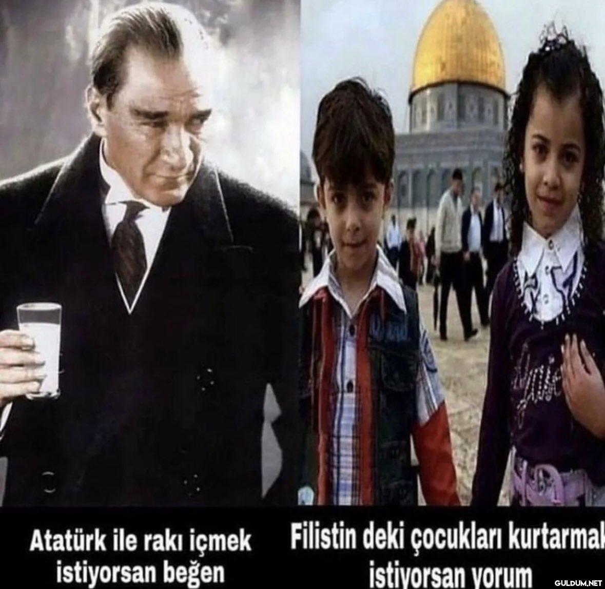 Atatürk ile rakı içmek...