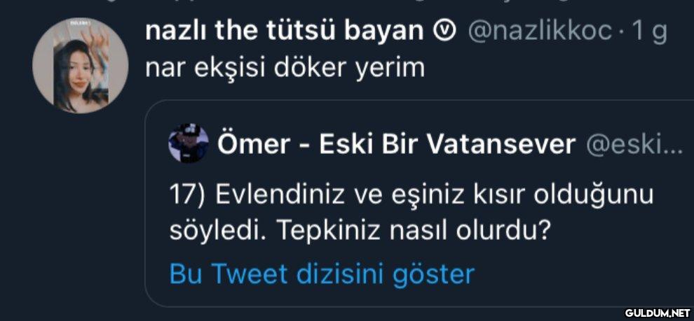 nazlı the tütsü bayan...