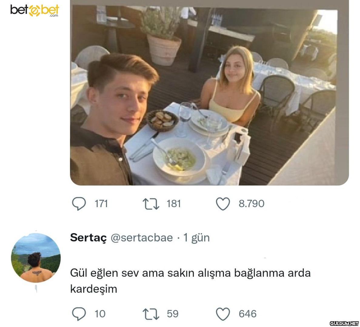 Nerden biliyorsun diye...