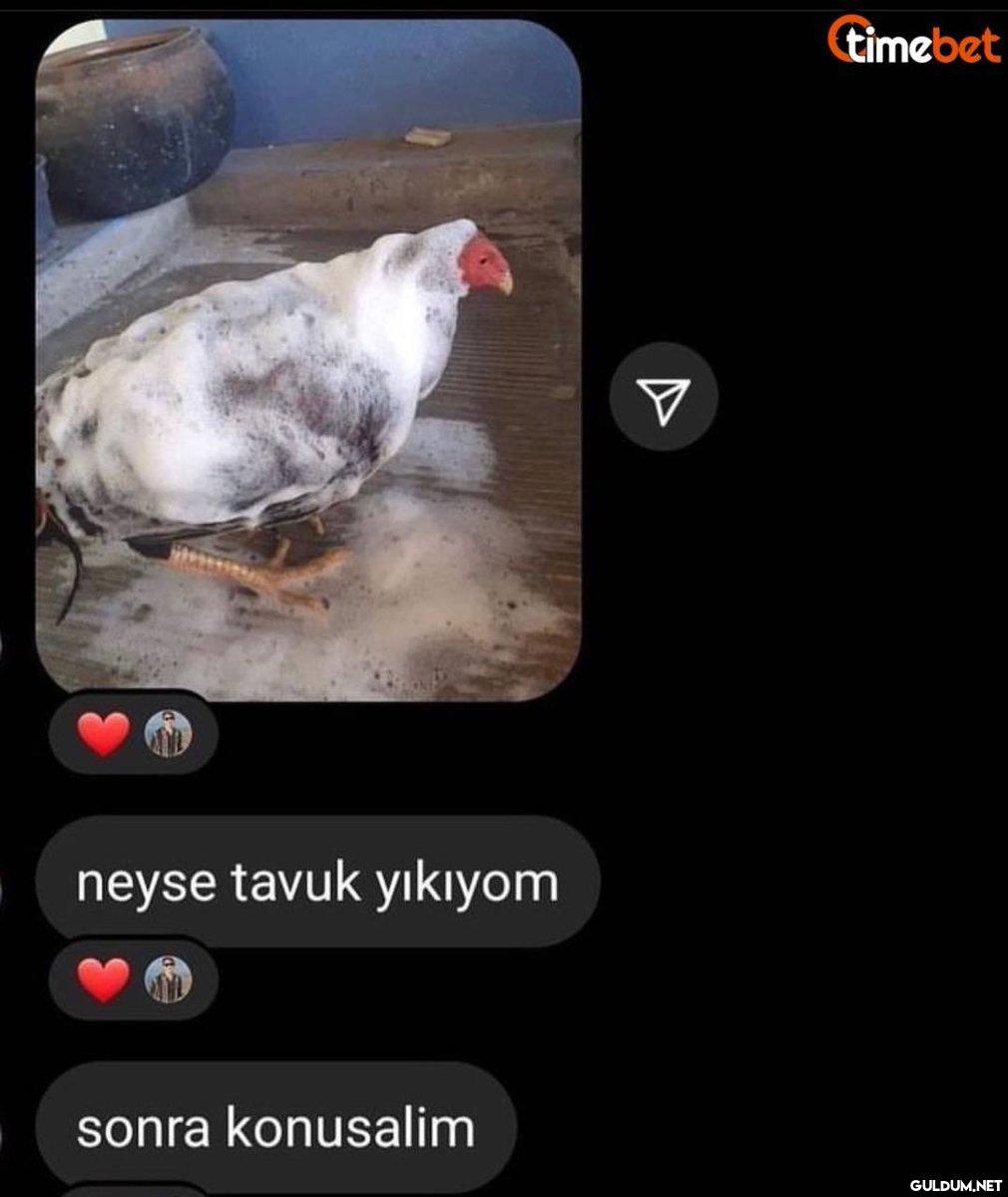 neyse tavuk yıkıyom sonra...