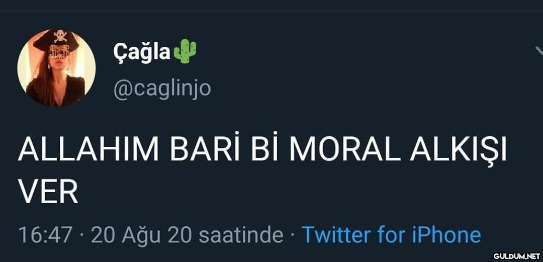 Çağla @caglinjo ALLAHIM...