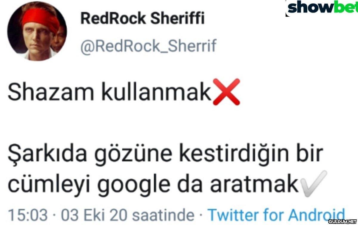 Shazam kullanan yok...