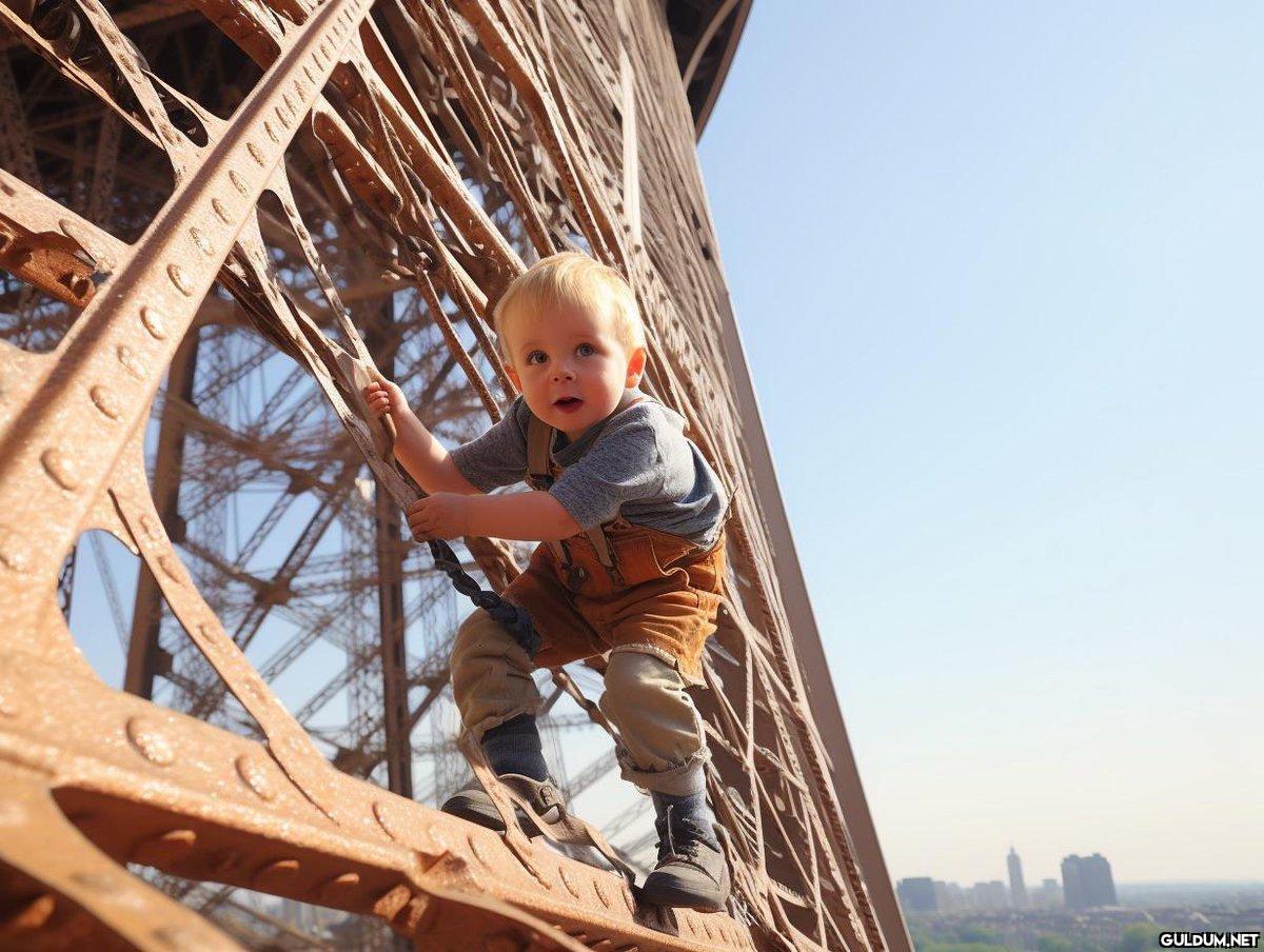 Preschoolers climbing the...
