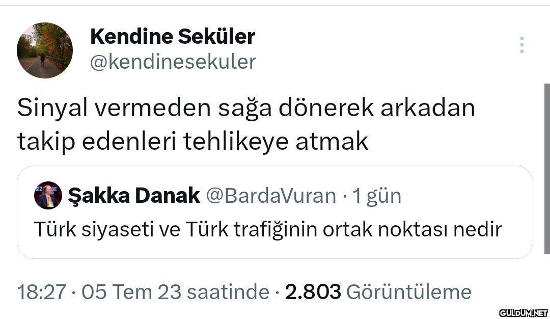 Kendine Seküler...