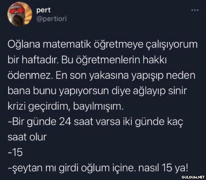 pert @pertiori Oğlana...
