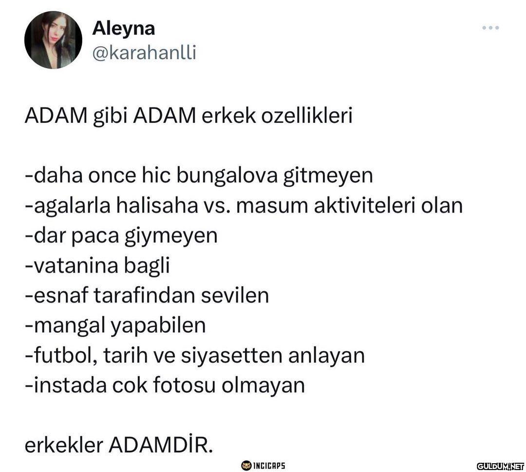 Aleyna @karahanlli ADAM...