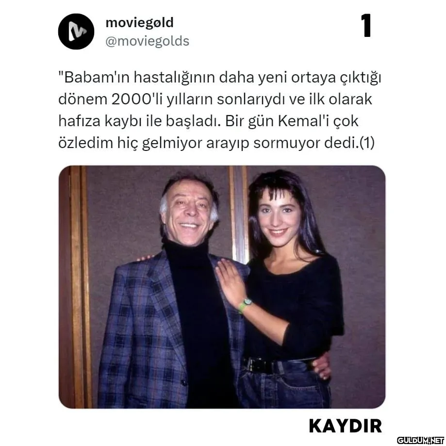 Güner Özkul’dan babası...