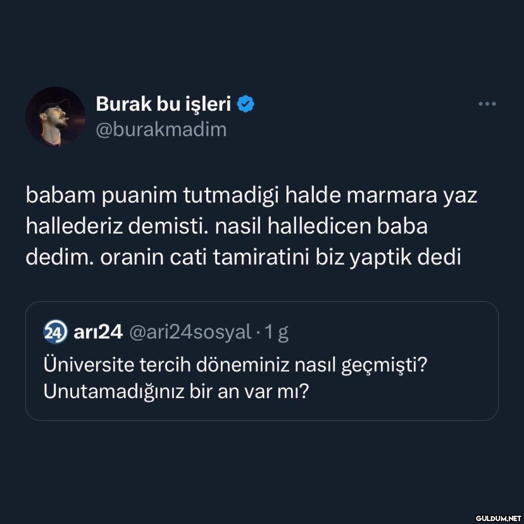 Burak bu işleri...