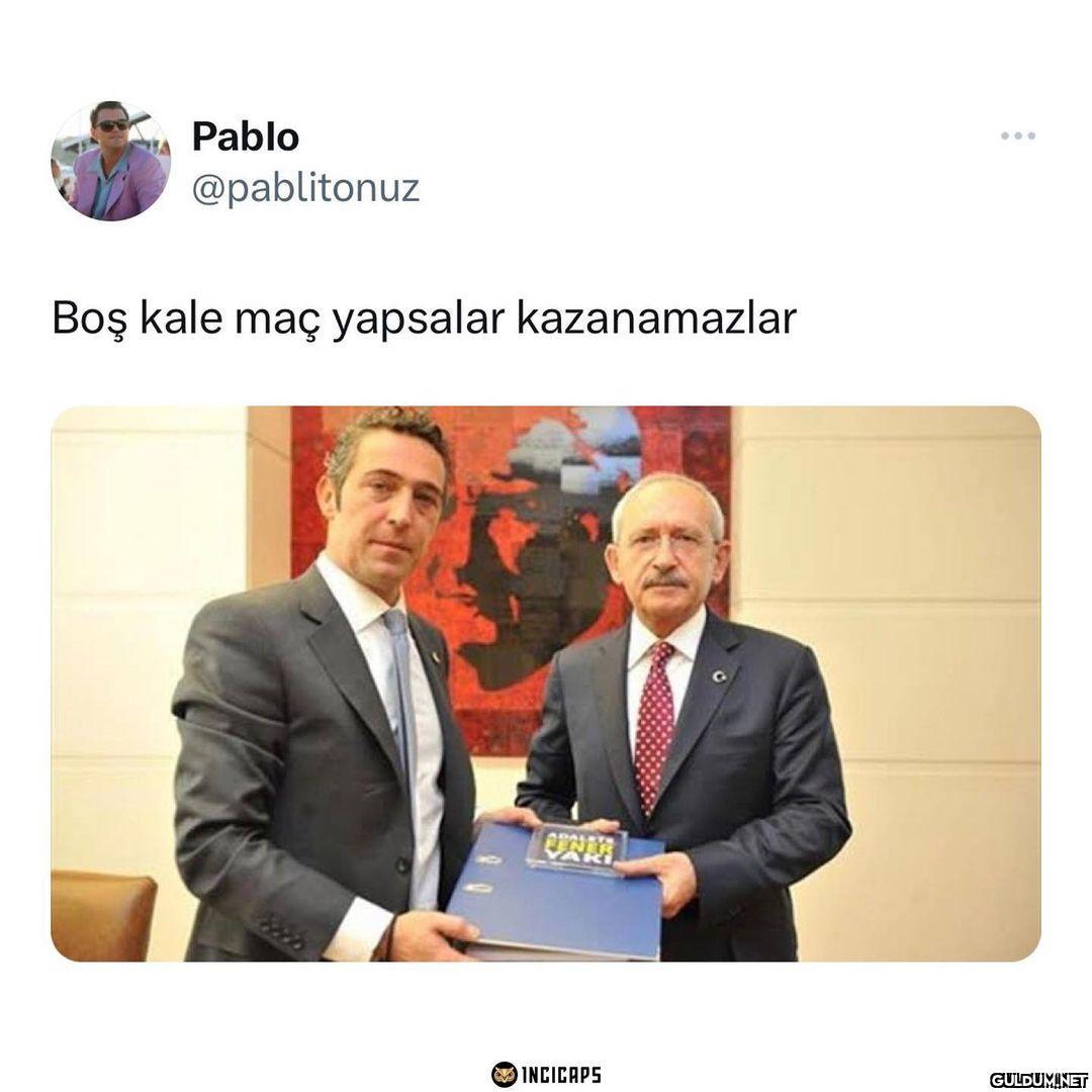 Pablo @pablitonuz Boş kale...