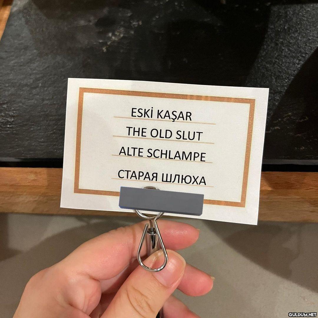 the old slut   ESKİ KAŞAR...