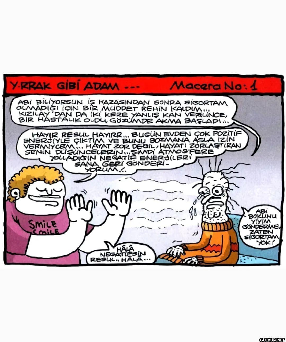 Hala negatifsiniz.....