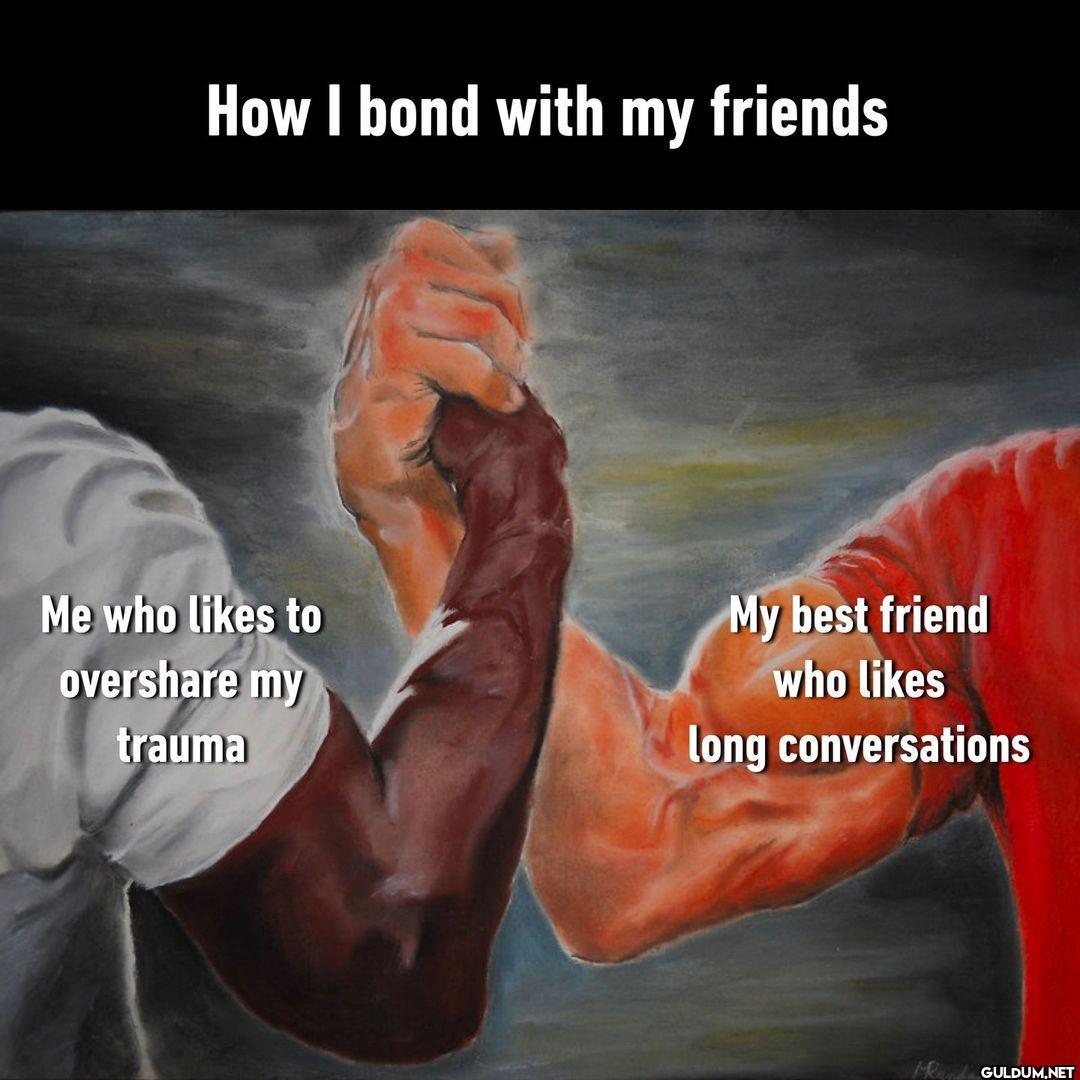 thanks for being my...