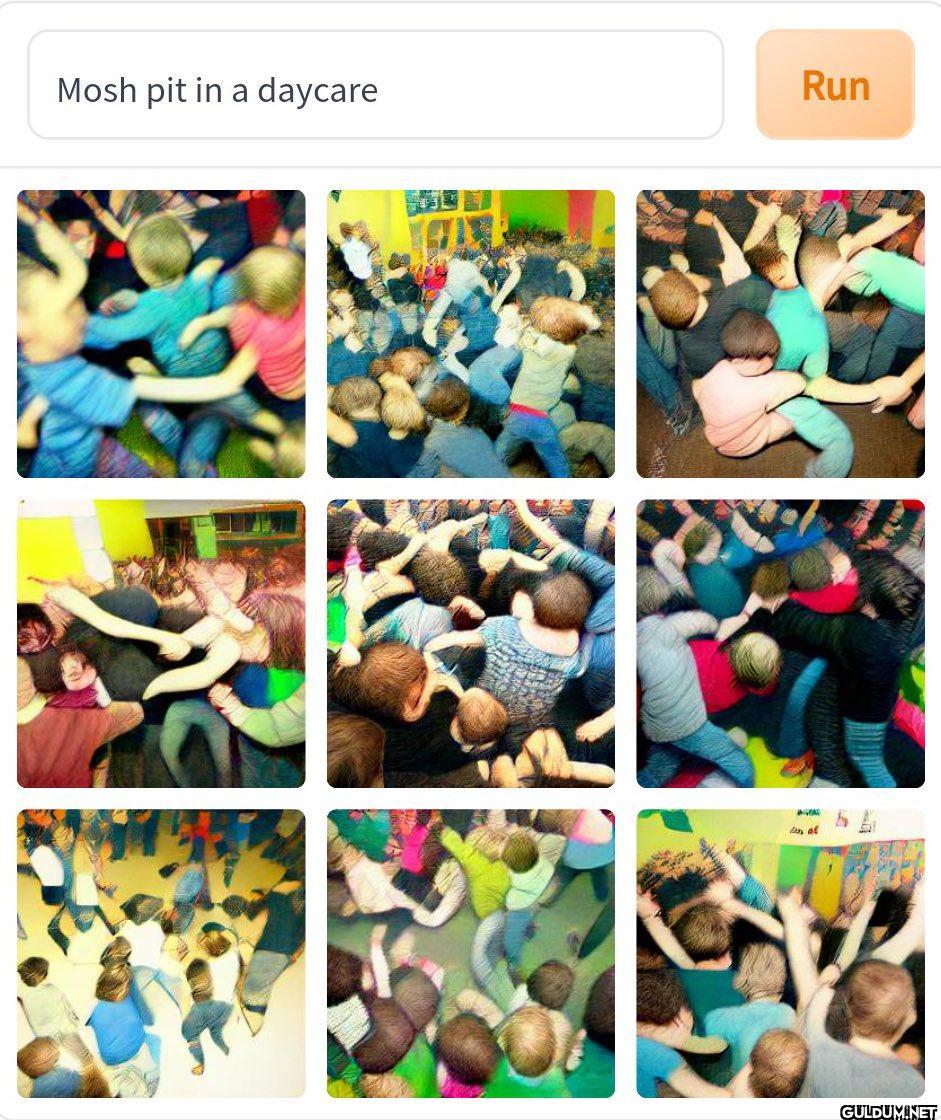 Mosh pit in a daycare Run...