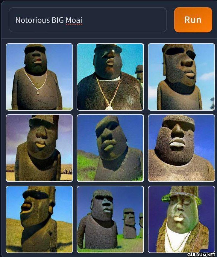 Notorious BIG Moai...