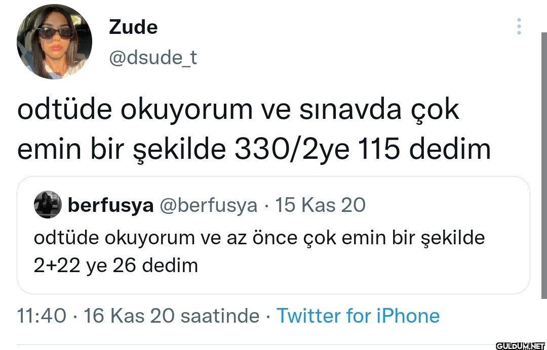 bi saniye ya     Zude...